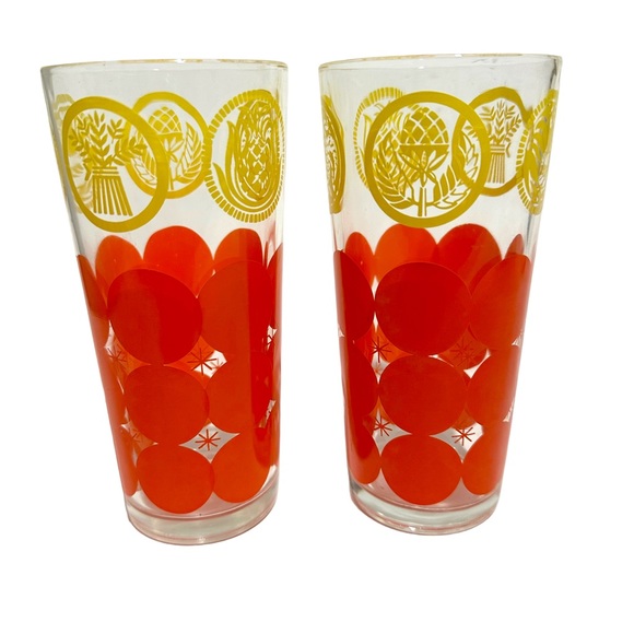 retro Other - Retro Orange Polka Dot Glasses (2)